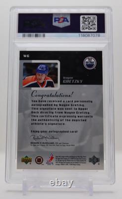 2004 Upper Deck Priority Signings Wayne Gretzky /9 PSA 6