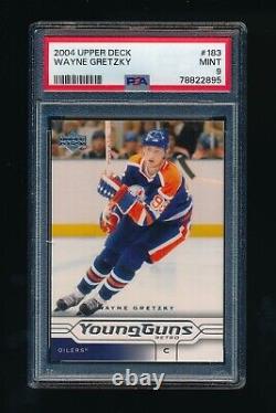 2004 Upper Deck Retro Young Guns #183 Wayne Gretzky PSA 9 MINT Edmonton Oilers