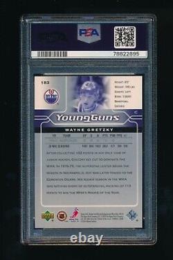 2004 Upper Deck Retro Young Guns #183 Wayne Gretzky PSA 9 MINT Edmonton Oilers