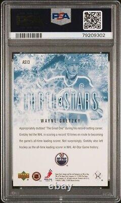 2004 Upper Deck Three Stars AS13 Wayne Gretzky PSA 10 Pop 6 Insert SP