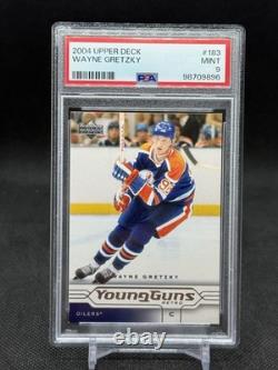 2004 Upper Deck Young Guns Wayne Gretzky #183 Edmonton Oilers PSA 9