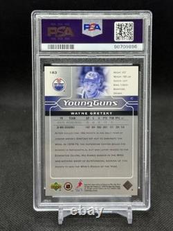 2004 Upper Deck Young Guns Wayne Gretzky #183 Edmonton Oilers PSA 9