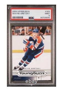 2004 Upper Deck Young Guns Wayne Gretzky #183 Edmonton Oilers PSA 9