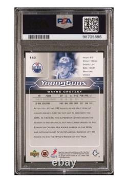 2004 Upper Deck Young Guns Wayne Gretzky #183 Edmonton Oilers PSA 9