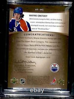 2005-06 Upper Deck Artifacts Wayne Gretzky Auto 25/75 BGS 9 Edmonton Oilers