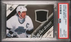 2005-06 Upper Deck UD Game Jersey Game Worn Memorabilia Wayne Gretzky PSA 8.5