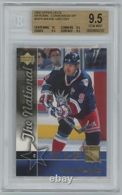 2005-06 Upper Deck national convention VIP RARE Beckett 9.5 Wayne Gretzky New