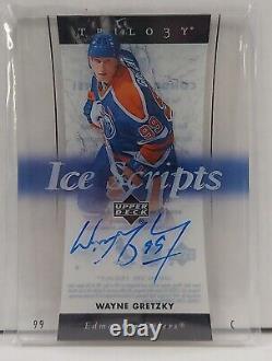 2005-06 Wayne Gretzky Trilogy Ice Scripts Autograph Card #IS-WG