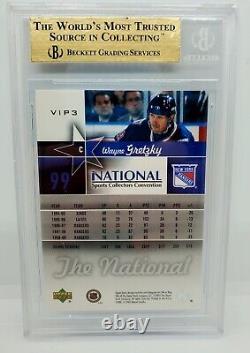 2005 UD Wayne Gretzky Chicago National VIP Set #VIP3 BGS 9.5 Gem Mint