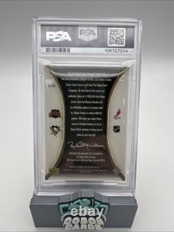 2005 Ultimate Collection Gretzky Crosby Dual Jersey PSA 9