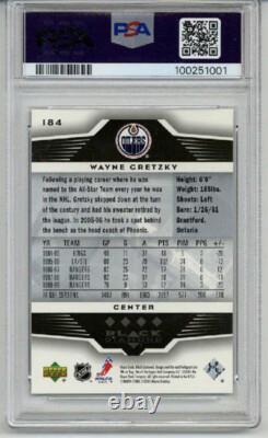 2005 Upper Deck Black Diamond Quadruple Wayne Gretzky Card Oilers Psa 10 Rare