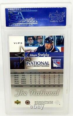 2005 Upper Deck Wayne Gretzky Chicago National VIP Set #VIP3 PSA 10 Gem Mint