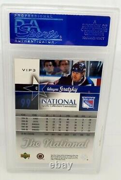 2005 Upper Deck Wayne Gretzky Chicago National VIP Set #VIP3 PSA 10 Gem Mint