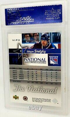 2005 Upper Deck Wayne Gretzky Chicago National VIP Set #VIP3 PSA 10 Gem Mint