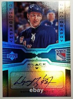 2005 Wayne Gretzky Ud Black Diamond Gemography Refractor Autograph Card #g-wg Sp