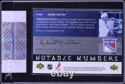 2005 Wayne Gretzky Upper Deck Notable Numbers Autographs #n-wg Auto/99 Cgc Auth