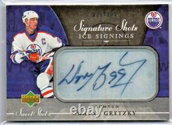 2006-07 UD Sweet Shot WAYNE GRETZKY Signature Shots Ice Signings Auto Card /100