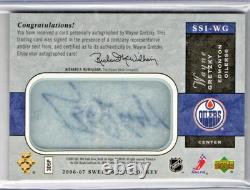 2006-07 UD Sweet Shot WAYNE GRETZKY Signature Shots Ice Signings Auto Card /100