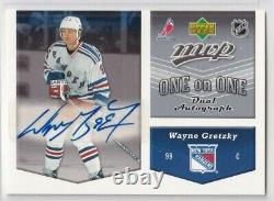 2006-07 Upper Deck MVP Autographs #OAGL Wayne Gretzky / Mario Lemieux AUTO SP