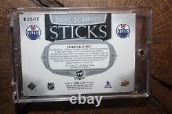 2006-07 Upper Deck The Cup Wayne Gretzky Grant Fuhr Scripted Swatches Card 4/5