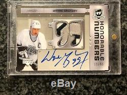 2006-07 Upper Deck The Cup Wayne Gretzky Honorable Numbers Patch Auto /99 Kings