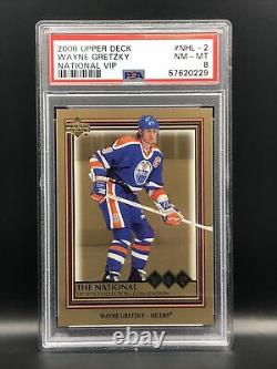 2006 Upper Deck National VIP #NHL-2 Wayne Gretzky PSA 8