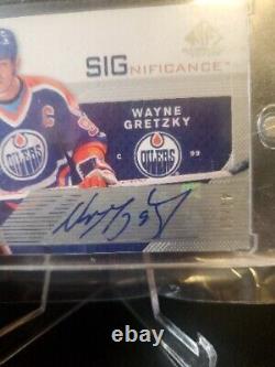 2007-08 SP Game Used Edition SIGnificance 47/50 Wayne Gretzky #S-WG Auto