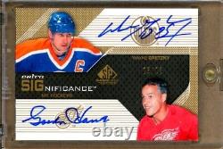 2007-08 SP Game Used Extra SIGnificance #XSGH Wayne Gretzky/Gordie Howe AUTO /25