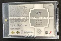 2007-08 Upper Deck Ultimate Wayne Gretzky Auto Dual Relic #25/25 Kings #AJ-WG