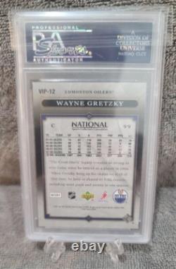 2007 Upper Deck National Convention Wayne Gretzky On Card Auto PSA/DNA Authentic