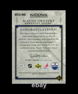 2007 Wayne Gretzky Upper Deck National Ud Signings 2/5 Oilers Auto 3355