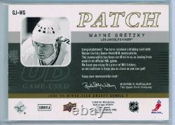 2008-09 Upper Deck Game Patches #GJWG Wayne Gretzky /15 Los Angeles Kings