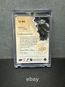 2008-09 Upper Deck Masterpieces Canvas Clippings Wayne Gretzky #CC-WG Green