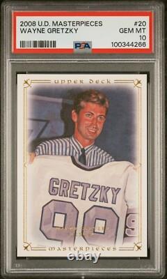2008-09 Upper Deck Masterpieces Wayne Gretzky LA KINGS PSA 10 GEM MINT