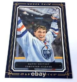 2008 Upper Deck Masterpieces XL-WG Wayne Gretzky Blue Border Oversized Card