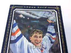 2008 Upper Deck Masterpieces XL-WG Wayne Gretzky Blue Border Oversized Card
