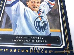 2008 Upper Deck Masterpieces XL-WG Wayne Gretzky Blue Border Oversized Card