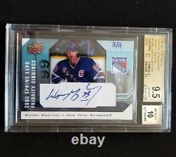 2008 Upper Deck Spring Expo Priority Signings WAYNE GRETZKY Auto 3/9 BGS 9.5 10