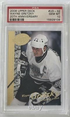 2008 Upper Deck Wayne Gretzky 20th Anniversary #UD-32 PSA 10 2008 Upper Deck Wayne Gretzky 20th Anniversary #UD-32 PSA 10