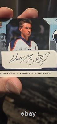 2008 Upper Deck Wayne Gretzky Autograph #9/9 JERSEY MATCH ON CARD AUTO OILERS