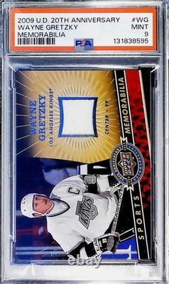 2009-10 Upper Deck 20th Anniversary Memorabilia #WG Wayne Gretzky Kings PSA 9