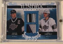 2009/10 Upper Deck Artifacts Wayne Gretzky Luc Robitaille Tundra Tandems Patch