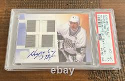 2009-10 Wayne Gretzky Upper Deck The Cup Foundations Jersey Game Patch Auto /10