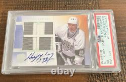 2009-10 Wayne Gretzky Upper Deck The Cup Foundations Jersey Game Patch Auto /10