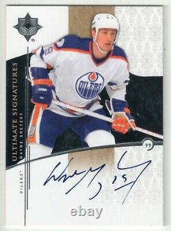 2009/10 Wayne Gretzky Upper Deck Ultimate Signatures Auto #us-wg Edmonton Oilers