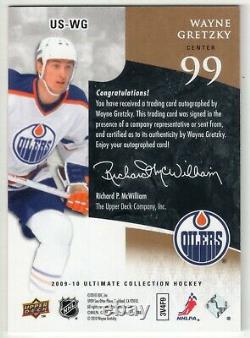 2009/10 Wayne Gretzky Upper Deck Ultimate Signatures Auto #us-wg Edmonton Oilers