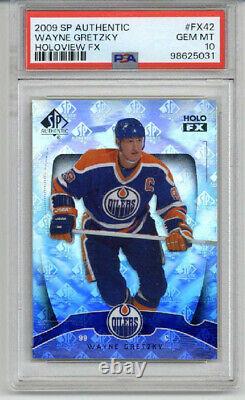 2009 Upper Deck Sp Authentic Holoview Fx Wayne Gretzky Oilers Psa 10 Low Pop