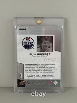 2010-11 Upper Deck Black Diamond Wayne Gretzky Gemography Autograph