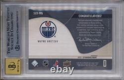 2010 SP Authentic Sign of the Times #SOTWG Wayne Gretzky Auto BGS 8