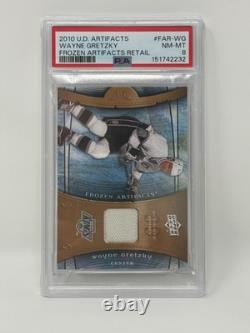 2010 Upper Deck Artifacts #far-wg Wayne Gretzky Frozen Artifacts Retail Psa 8